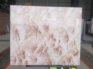 איכות גבוהה וניקס כתום שקוף עם ורידים ורודים קיר תאורה אחורית בתוך לוח שיש nectarina onix - Product Image 6