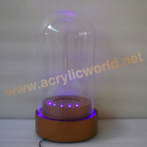Base de Exhibición para Botellas de Vino, Acrílica Plateada, Ecológica, con Iluminación, para Atraer Clientes - Product Image 6