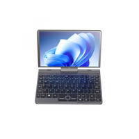 Mini PC portátil 2 en 1 de 8 pulgadas Gigabit Ethernet Ventanas giratorias de 180 grados con computadoras portátiles RJ45 Tablet PC