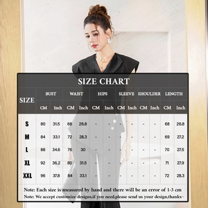 ZYHT 45315 da donna bluse e camicie Blazer nero a maniche corte <span class=keywords><strong>con</strong></span> risvolto asimmetrico <span class=keywords><strong>con</strong></span> frangia color oro - Product Image 3