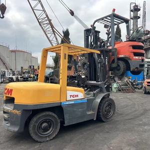 รถยกสูงแบบเฮลิคอปเตอร์ ยี่ห้อ TCM KOMATSU มือสอง เครื่องยนต์ดีเซล ขนาด 3/5/7/10/15/16/25 ตัน ผลิตในญี่ปุ่น ของแท้จากผู้ผลิต - Product Image 1