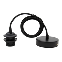 Lustres lampes E27 douille de lampe avec câble métallique plafond auvent