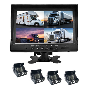 กล้องมองหลัง SeemeTech 4CH 9 นิ้ว แบบแยกส่วน ความละเอียด 1080P พร้อมระบบมองกลางคืน รองรับ 4G/WiFi/GPS สำหรับรถบรรทุก พร้อมจอภาพ  ช่วยในการถอยจอด รองรับ SD การ์ดสูงสุด 1TB - Product Image 4