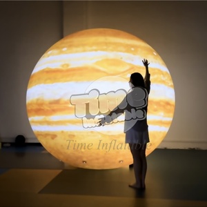 Khổng lồ LED Inflatable hành tinh Saturn treo Inflatable năng lượng mặt trời hệ thống hành tinh để trang trí - Product Image 3