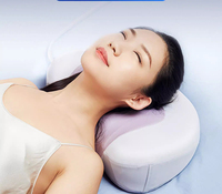 3-in-1 Luftkompressions-Nackenmassagekissen, Beheiztes Vibrationsmassagegerät mit Aufblasbarem Luftkissen zur Linderung von Nackenschmerzen