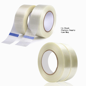 Vente en gros de <span class=keywords><strong>colle</strong></span> thermofusible Fournisseur bidirectionnel Ruban de <span class=keywords><strong>joint</strong></span> en fibre de verre auto-adhésif en fibre de verre Ruban de filament croisé tissé - Product Image 3