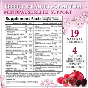 הטוב ביותר גיל המעבר הקלה gummies בריאות תוסף מרכיבים צמחיים pms הקלה מינון גאמא סוכריות טופס בני נוער - Product Image 2