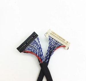 Kabel Konverter Kustom untuk Laptop TV 30-Pin 2-Kanal 8-Bit Fleksibel PVC Tembaga untuk Layar LCD Elektronik - Product Image 4