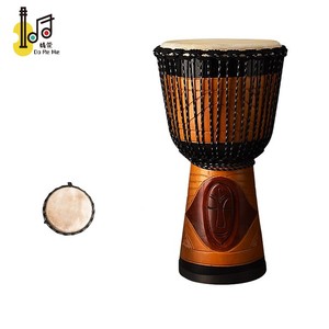 2024 bộ gõ nhạc cụ 12inch đường kính Trống châu Phi Bộ DJEMBE vật liệu gỗ nhạc cụ Đồ chơi trống - Product Image 1