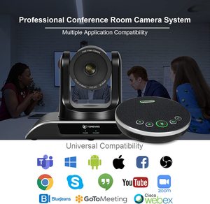 오디오 및 비디오 컨퍼런스 그룹 3X 광학 줌 PTZ 비디오 카메라 스피커폰 및 마이크 키트 - Product Image 5