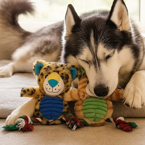 Jouet à mâcher sonore en corde pelucheuse <span class=keywords><strong>pour</strong></span> chats et chiens, <span class=keywords><strong>pour</strong></span> le nettoyage et le nettoyage des dents, résistant aux morsures, jouet interactif amusant <span class=keywords><strong>pour</strong></span> <span class=keywords><strong>chien</strong></span> - Product Image 1