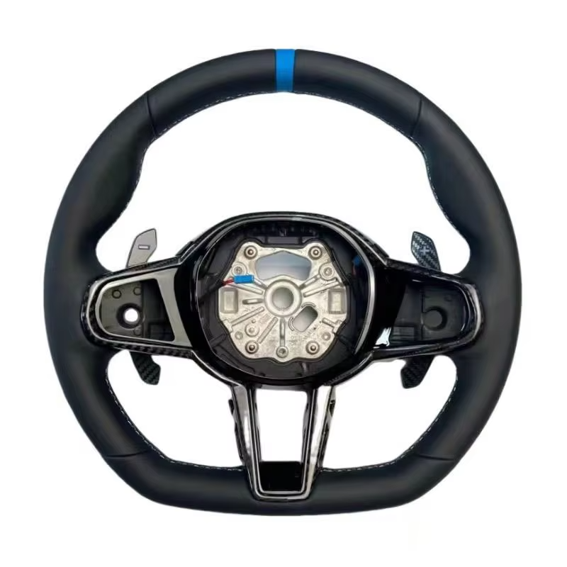 X5 Leather+Paddles+M Stitching+Blue Top Stripe