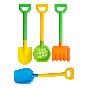 Juego de 6 Carritos de Playa de Verano de Alta Calidad, Juguetes de Arena de Plástico para Niños, Herramientas de Juego de Imitación Suaves, Venta al por Mayor para Arena Marina - Product Image 1