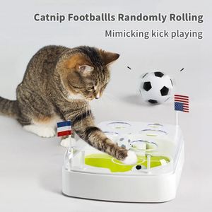 Juguete Interactivo para Gatos con Forma de Balón de Fútbol, Material ABS Luminoso, Inducción Inteligente, Funciones para Aliviar la Ansiedad, para Juego Educativo - Product Image 2