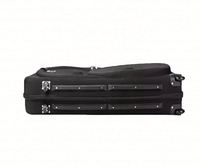 Sac de cadre de vélo de voyage de luxe personnalisé avec roulettes, noir, en EVA, pour vélo de route, portable avec fermeture éclair