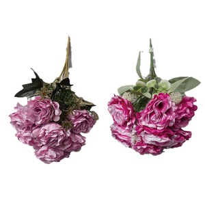 Yixuan 7 Têtes de Roses Artificielles en Soie pour Décorations de Mariage - Product Image 5