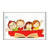 Équipement d'éducation scolaire en gros Tableau intelligent à écran tactile Tableau blanc interactif multi tactile Projecteur Tableau noir pour enfants