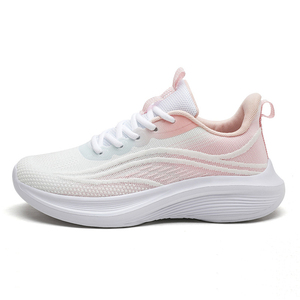 Chaussures de marche décontractées légères et respirantes en mesh pour femmes, avec amorti plat - Product Image 2