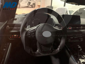 <span class=keywords><strong>พวงมาลัย</strong></span>คาร์บอนไฟเบอร์พร้อมไฟ Led,สำหรับ2019-2020 Toyo Supra A90 - Product Image 3