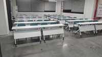 Vente entière d'usine Table pliante avec roues Table d'entraînement Grande salle de conférence Table de réunion combinée Bon prix