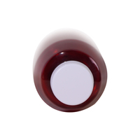 Bouteille en plastique PET rouge de 200 ml, récipient pour sirop liquide oral avec bouchon à vis