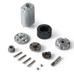 미니 감속 모터 <span class=keywords><strong>DC</strong></span> 12V 6V 24V 하이 토크 저속 전진 및 후진 전동기 감속 엔진 - Product Image 3