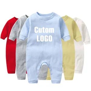 Ropa personalizada para bebés, peleles de algodón orgánico 100% para pijamas de 3 a 12 meses