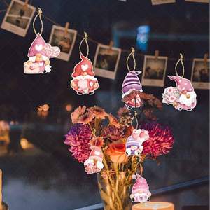 Juego de Adornos de <span class=keywords><strong>Gnomo</strong></span> para <span class=keywords><strong>el</strong></span> Día de San Valentín, Decoraciones para Fiestas, Ideas de Regalo, Decoración Romántica para <span class=keywords><strong>el</strong></span> Hogar, Colgantes para Aniversario y Boda - Product Image 4