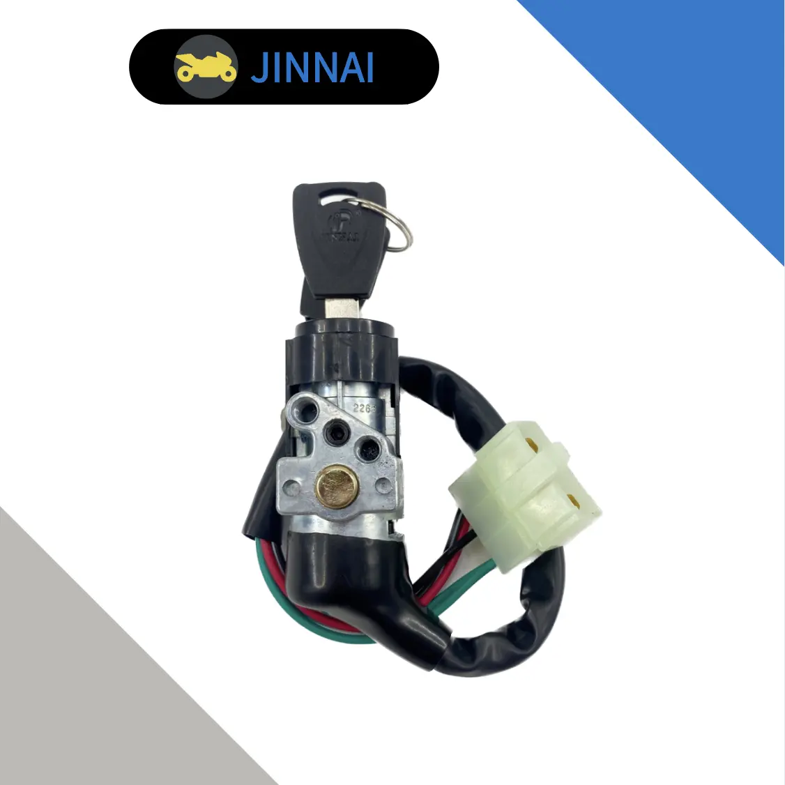 Оригинальный качественный выключатель зажигания для мотоцикла в сборе, выключатель ключа зажигания, выключатель ключа зажигания GY6 125