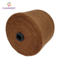 17% Baby Alpaca 39% Wool 44% Nylon 1/30NM Super Fine South African Alpaca Mohair Woven Cone Yarn