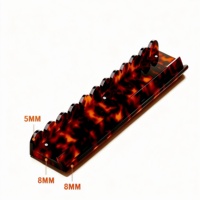 Ensemble de supports et pousseurs de Mahjong en acrylique de luxe américain, motif écaille de tortue, design ondulé magnétique festonné, 17,5 et 20 pouces, MOQ 1