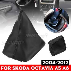 PU Leather Gear Shift Gaiter <b>Boot</b> <b>Cover</b> for Skoda/Octavia A5 A6 2004-2012 - Product Image 1