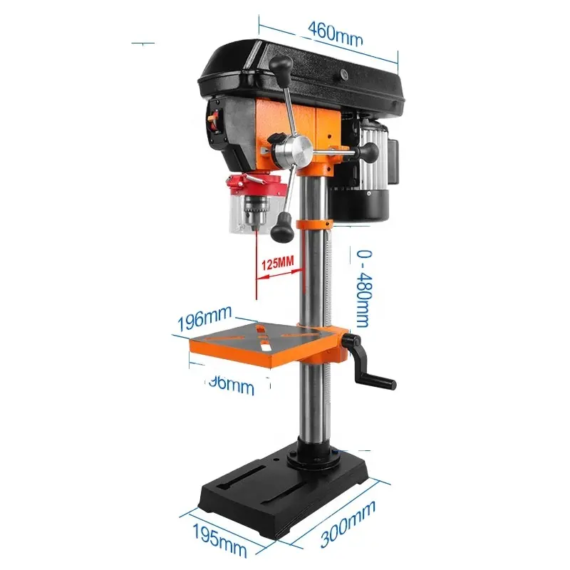 750 W Bankbohrer Standpresse Bohrmaschine Motor Neues Produkt 2020 Angebote Hotels Normale Bohrung 60 mm