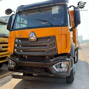 Camion benne d'occasion Howo 6x4 diesel, poids lourd, marque chinoise d'origine Sinotruk, pour construction et exploitation minière, bon état - Product Image 2