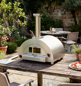Four à pizza au gaz en acier inoxydable personnalisé de 18 pouces avec cheminée pour jardin, cour, patio, <span class=keywords><strong>barbecue</strong></span>, cuisine - Product Image 1