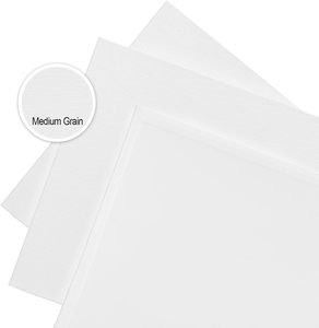 Tablero de dibujo de lona Tablero de lona de 5x7 pulgadas 24 Paquete a granel 8 Oz <span class=keywords><strong>Triple</strong></span> imprimado 100% Algodón Sin ácido Mini tableros de panel de lona en blanco - Product Image 2