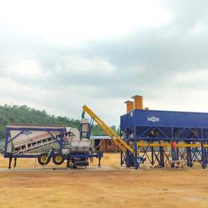 Centrale à béton mobile portable 40 m3/h en cas de Domaica - Product Image 4