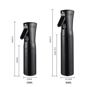 Botella pulverizadora de niebla continua con logotipo personalizado, botellas pulverizadoras continuas con gatillo de niebla fina de 50ml para peluquero - Product Image 5