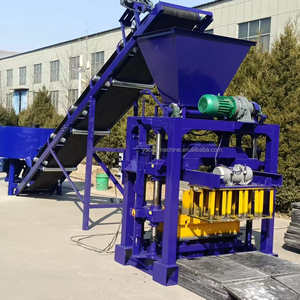 Bán máy làm gạch nhỏ Qt4-35, với động cơ rung mạnh mẽ để sản xuất gạch - Product Image 1