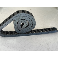 Chaîne de traînée de vente directe d'usine chaîne de traînée robuste en plastique d'acier 10x15 15x45 transporteur de fil électrique avec certificat CE