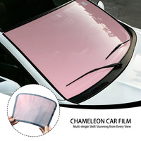 Película Camaleón 1.52x30m, Vinilo para Ventanas de Auto con Cambio de Color, Protección UV, Rechazo de Calor
