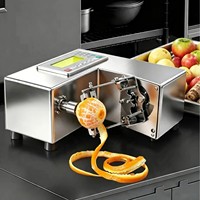 Hoge Efficiëntie Automatische Fruit Schilmachine Commerciële Elektrische Schiller voor Sinaasappel Citroen Appel Kiwi Voedselverwerking
