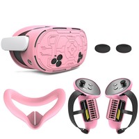 Nouvelle arrivée, étui de protection personnalisé pour console VR, 4 ensembles pour Meta pour les accessoires de jeu 3S