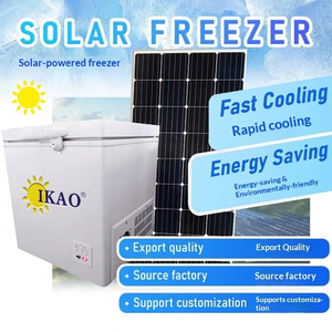 Congelador con Compresor IKAO Solar Energy BDBC-258 258L AC/DC12V/24V, Mini Refrigerador de Doble Uso Comercial y Doméstico, Diseño Compacto - Product Image 4