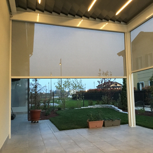 Automatic Smart Roller <strong>Blinds</strong> 70% <strong>PVC</strong> 30%Polyester Double Layer Blackout Fabric Anti UV Motorized Zip Screen Customized Openness - Product Image 1