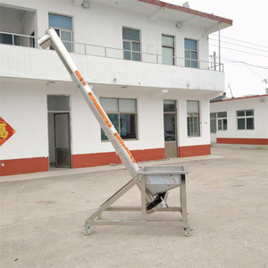Transportador Espiral Inclinado de 5.5 Kw con Velocidad Ajustable para Uso en Fábricas de Alimentos y Bebidas, Fácil de Limpiar - Product Image 2