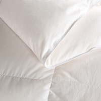 Vente chaude hôtel cinq étoiles Hilton White 95% duvet de canard confortable noyau de couette chaud peut être lavé avec de l'eau