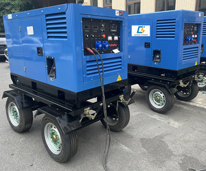 <span class=keywords><strong>Remolque</strong></span> de un Solo <span class=keywords><strong>Eje</strong></span> para Tractor, Soldadora de Arco de 400A CC con Máquina de Soldar de 300A en Carro Móvil, Nuevo, 20KW - Product Image 4