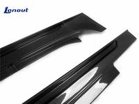 Kit carrosserie aérodynamique style PK en fibre de carbone avec spoiler de pare-chocs latéral et jupes latérales pour Maserati Ghibli 2014-2018 – Modification