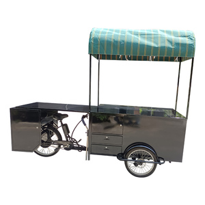 Stainless Steel Food <b>Bike</b> Cart - Product Image 1